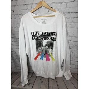 New Tags NWT LOVE TRIBE The Beatles Abbey Road Lightweight Sweatshirt 3X Cotton